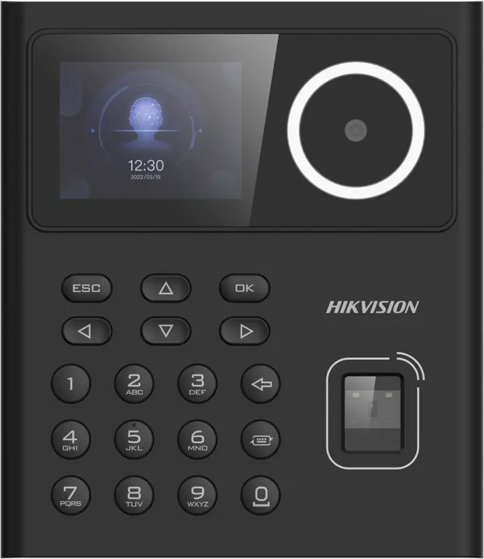 Pointeuse Hikvision DS-K1T320MFWX, photo du fabricant
