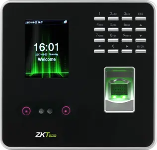 Pointeuse ZKTeco MB20, photo du fabricant